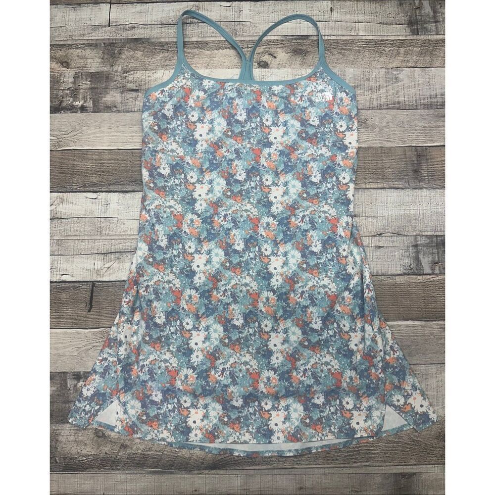 North Face Arque Hike Tennis Skort Dress Reef Water Wild Daisy Print Size Small - Picture 5 of 14